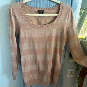Rue 21, Large light brown Women’s sweater with shimmery thread